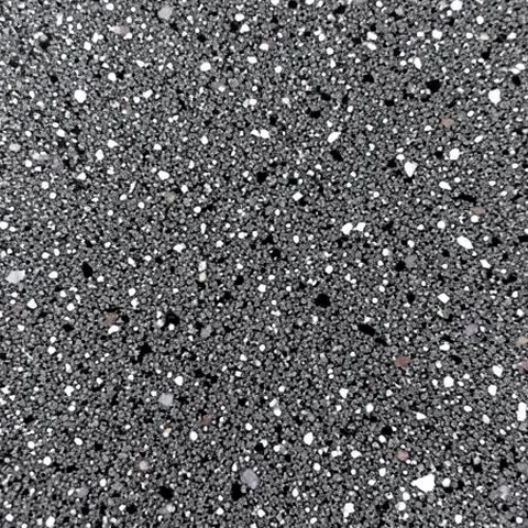 Échantillon de flocon Capricorn (FB-918) — Charbon, noir, gris et blanc